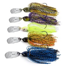MadBite by KastKing Bladed Jig Fishing Lures, 5 pc MultiColor Kits, Irresisti...
