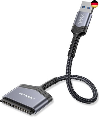  JSAUX SATA auf USB Adapter für 2.5 Zoll SSD und HDD Festplatten, USB 3.0 zu  