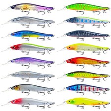 5PCS Minnow Fishing Lure Crankbait Wobblers Hard Swimbait Trolling Bass Carp