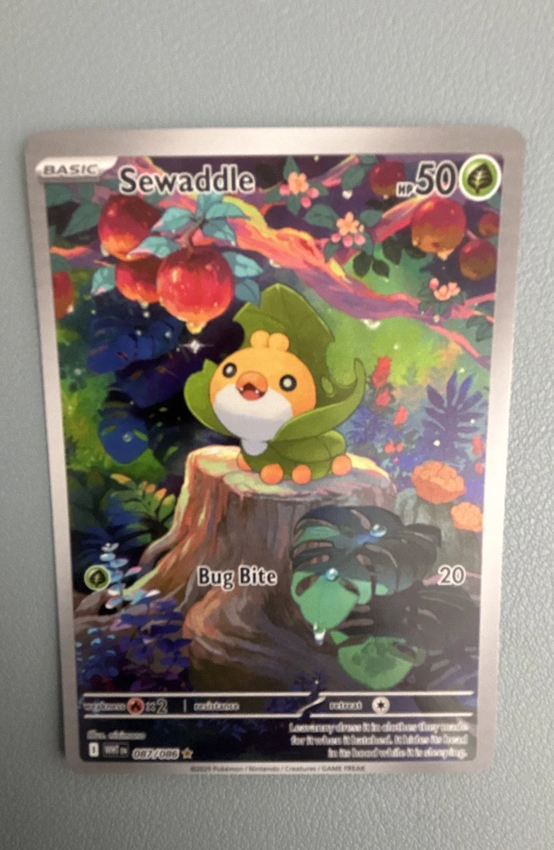 sewaddle pokemon card 2011 Reverse Holo Common Retreat cost Sewaddle - 4/98 (Reverse Foil)