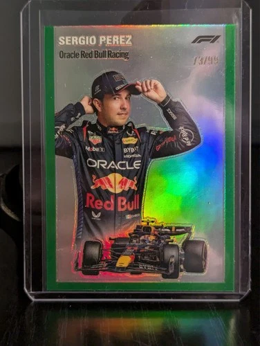 2024 Topps Chrome Formula 1 - 1954 Topps Sergio Perez #1954-2 Green 73/99