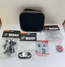 WASP Action Camera Accessories ~ Outdoor Utility Mount Charging Cable Case