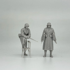 1/35 Winter German Soldiers RESIN FIGURE MODEL KIT Unassembled Unpainted NEW NEW