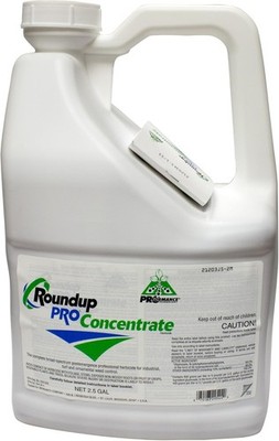 Roundup Pro Concentrate Weed Killer 2.5 Gallon Systemic Herbicide