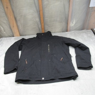 Columbia Titanium Jacket Mens Large Black Rain Wind Insulated Waterproof Snow