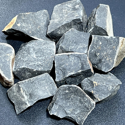 Black Basalt Igneous Volcanic Crystal Rough Raw Stones (By The Piece or Pound)