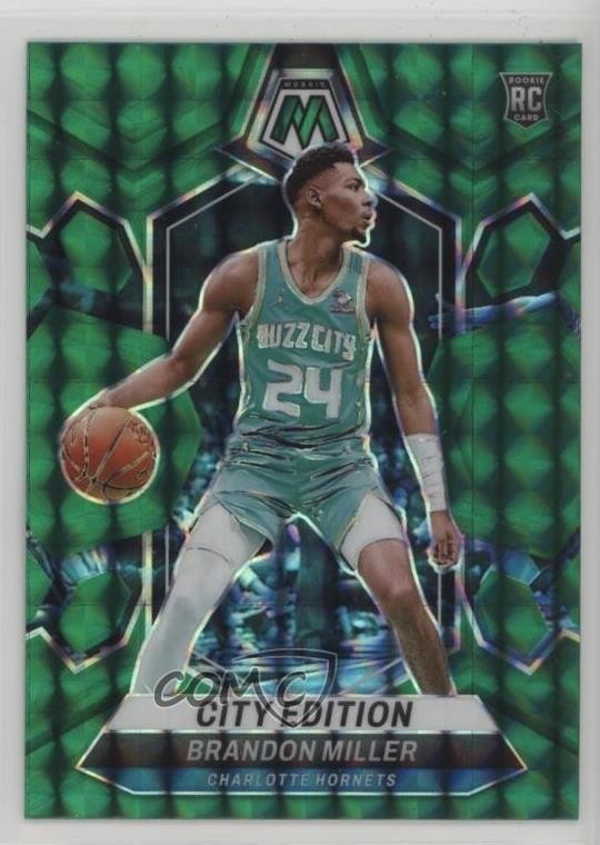 2023-24 Panini Mosaic City Edition Green Mosaic Prizm Brandon Miller #277 0q37