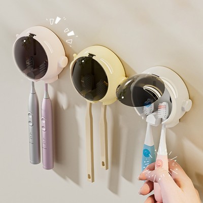 Multifunktionales Wandregal für Zahnbürsten und Badezimmer Essentials