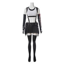 Final Fantasy VII Remake Tifa Lockhart Costume Dress Cosplay Halloween Outfit