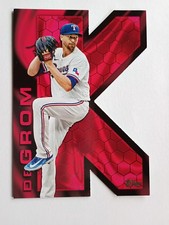2025 Topps Series 2 Jacob DeGrom Insert K-Zone KZ-22 SP Die-Cut  Texas Rangers