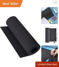 Black Foam Sheets Roll, Cosplay EVA Foam Sheet  4mm Thick,59"x13.9",High Dens...
