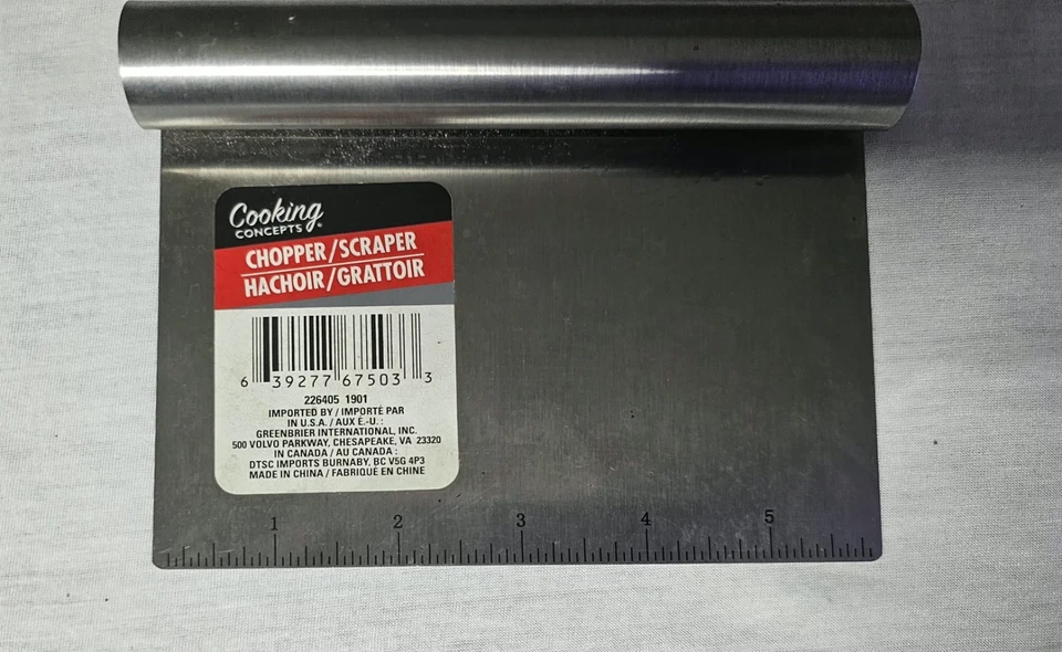 Cooking Concepts Chopper/scraper With Inch Markings Stainless Steel - Image 3 of 4