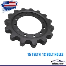 For CAT 259D Compact Track Loader 15 Tooth 12 Bolt Holes 304-1870 Track Sprocket
