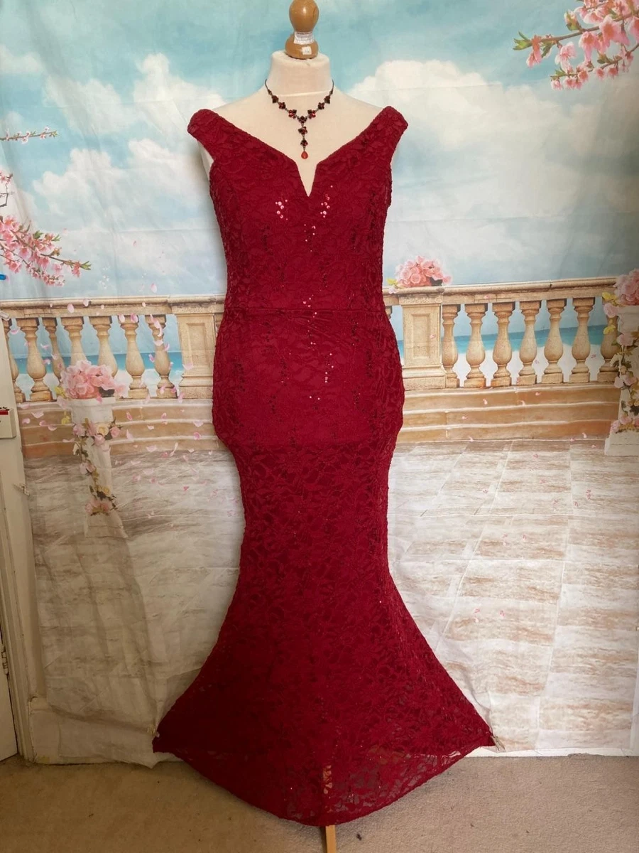 Nylon Ball Gown Red Dresses for Women for sale | eBay UK