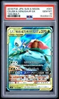 2018 POKEMON JAPANESE SUN & MOON TAG BOLT #001 CELEBI & VENUSAUR GX PSA 10