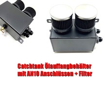 &Ouml;l Catch Schwarz Tank &Ouml;l Auffangbeh&auml;lter 1L AN10 VW Golf 1.8T 16V VR6 BMW OPEL
