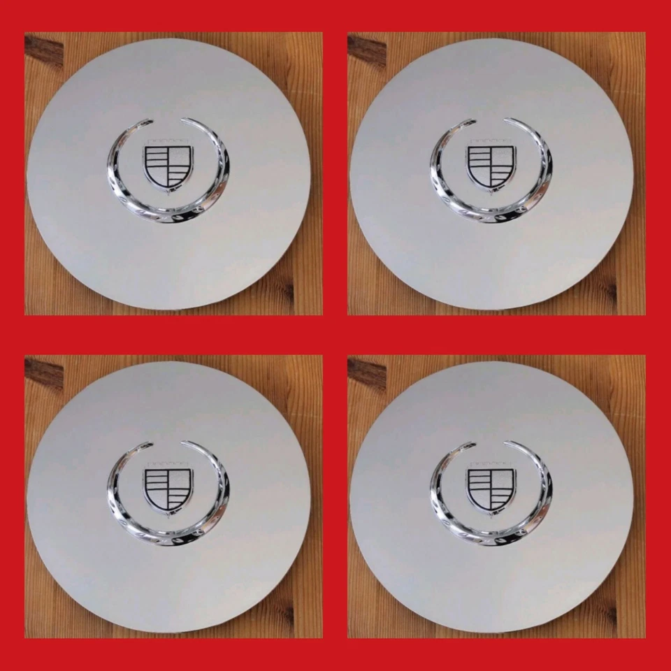 4 peças NOVO 2003-2006 ESCALADE ext Chrome tampas de centro de roda para Cadillac  - Imagem 4 de 4