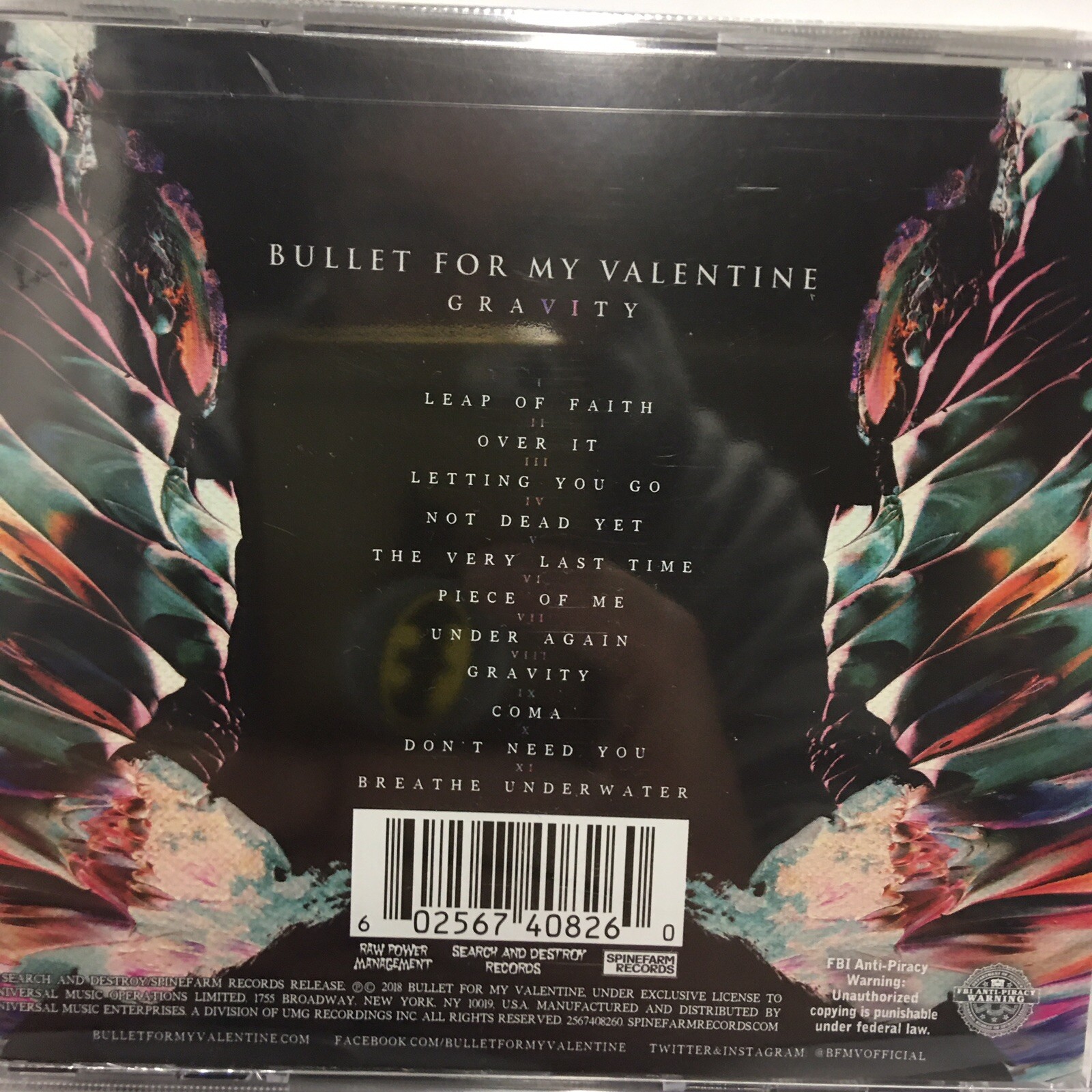 Bullet for my Valentine Gravity CD Brand New Sealed eBay