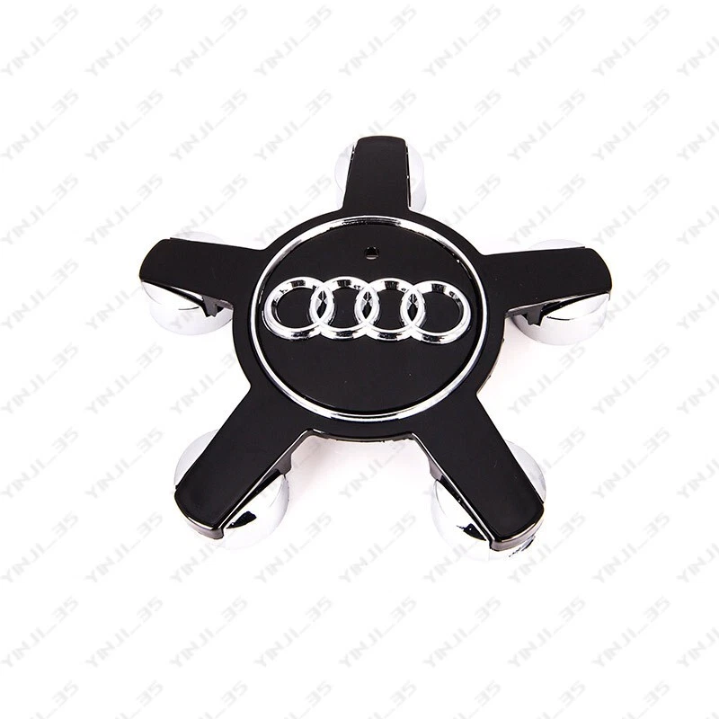 Tapacubos tapacubos negro Audi Q5 4F0601165N A3 A4 A5 A6 A7 A8 S5 R8 TT rueda 135 mm Foto 2 de 3