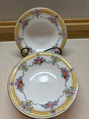 6 Royal Worcester (England) MARLOWE 6.5 Inch Cereal Bowls Ca 1920   RARE
