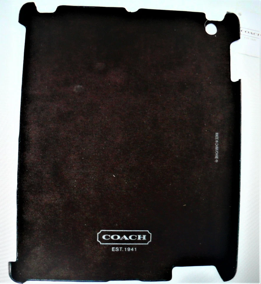 COACH iPad Case CAMO BROWN ORANGE NWT $128 - Image 2 of 2