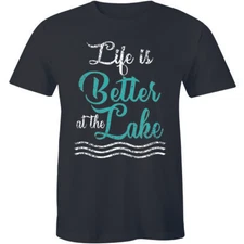 Life Is Better At The Lake - Cottage Fishing Boating Shirt Men's Premium T-shirt