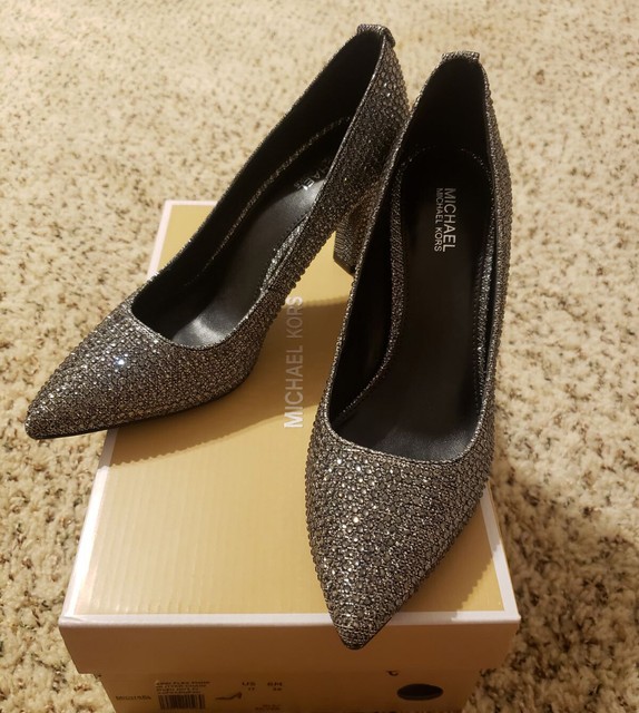 michael kors flex kitten pump black