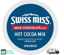 🆕☕ Swiss Miss Milk Chocolate Hot Cocoa Keurig K-cups 