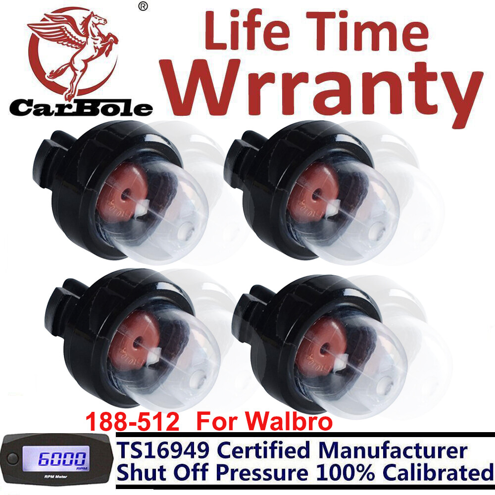 Primer Bulb For Homelite, Echo, Stihl, Ryobi, Poulan & Zama Carburetors - Universal Replacement