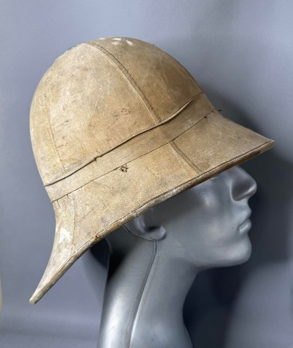 19c. Victorian British Officer Zulu Boer War Tropical Pith Helmet Cork Hawkes Co