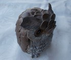 1980 Clarence Cameron 5 1/4" Horned Owl Figurine Stoneware Damaged Art Pottery — photo 6