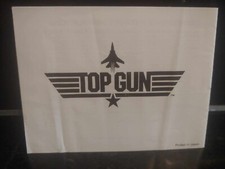TOP GUN Movie Nintendo NES Game 1987 Original KONAMI Instruction Manual Booklet