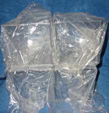 Beanie Baby Cases NEW Clear Acrylic Plastic Displays LOT OF 4 - 8" x 4" x 4"