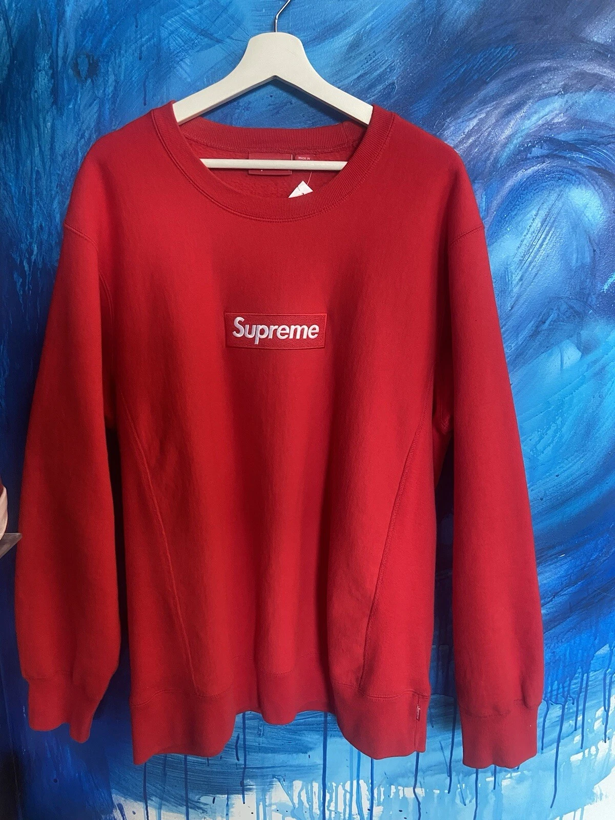 Sweat col rond logo Supreme Box 