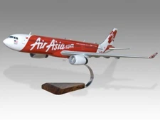 Airbus A330-300 Air Asia Desk Wood Airplane New Model Small Scale 1/200