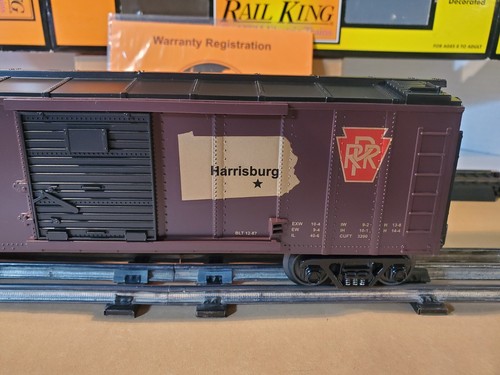 MTH Rail King 30-74100 Pennsylvania Single Sliding Door Boxcar 0 Gauge - Bild 4 von 19