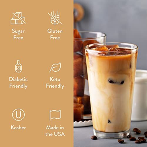 Jordan's Skinny Syrups Sugar Free Coffee Syrup, Vanilla Caramel Creme