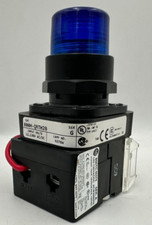 ALLEN-BRADLEY 800H-QRTH2B PUSHBUTTON 30 MM PILOT LIGHT 12-130V AC/DC