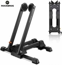 ROCKBROS Bike Parking Stand Foldable Bicycle Indoor Floor Holder Storage Rack