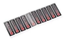 Pack 10 Temperature Label Indicator, 0°C to 50°C, 11 Levels
