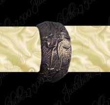 BRACELET RIGIDE LARGEUR 30 MM TISSU PLISSE DORE REF 82