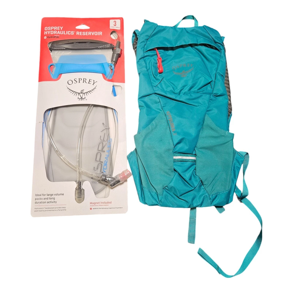 Sac à dos VTT - Osprey - Raptor 14L - Hydratation 2,5L - Bleu Postal
