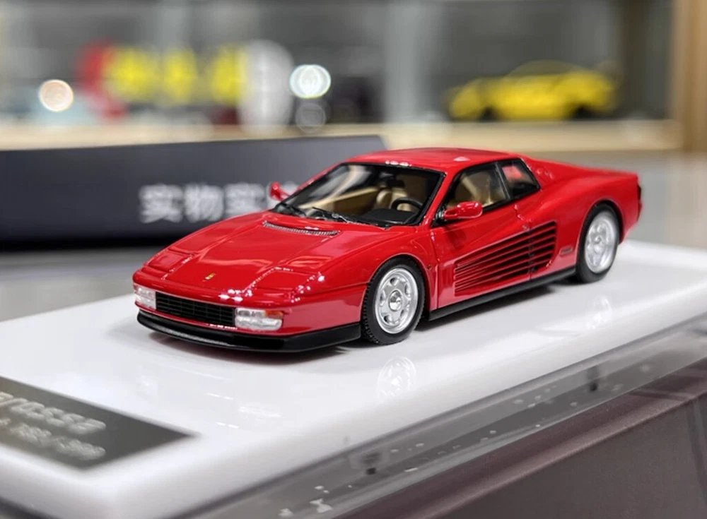CL 1:64 Red Testarossa Racing Sports Model Diecast Resin Car