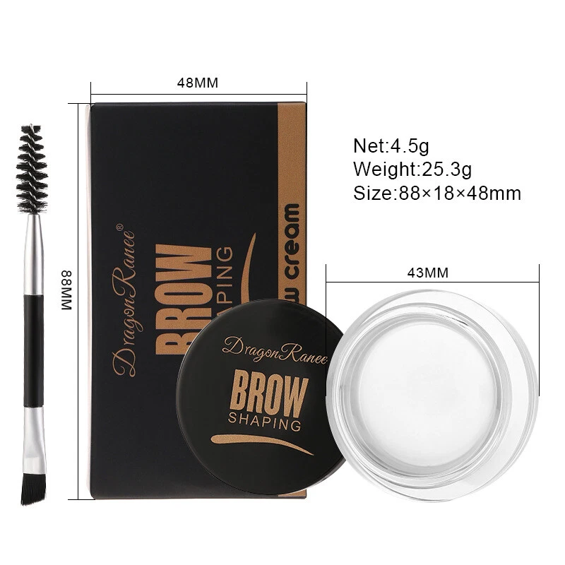 Eyebrow Shaping Styling Soap Long Lasting Eye Brow Makeup Gel Wax with Brush - Image 3 of 4