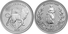 John Wick Continental Coin 1 oz .999  Silver Round BU Lion & Lady Liberty T5