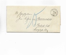 SH / PL&Ouml;N 18/12. 77, DR-K1 auf Kabinett-Tax.-Brief, blau "20" tax., n. Rostock