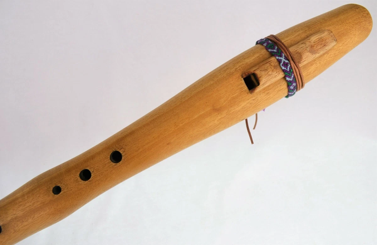 HANDMADE WOOD Native American Style FLUTE Key of B flat or A Big and Low