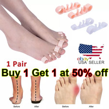 Toe Separator Bunion Corrector Silicone Straightener Orthopedic Toes Spacer US