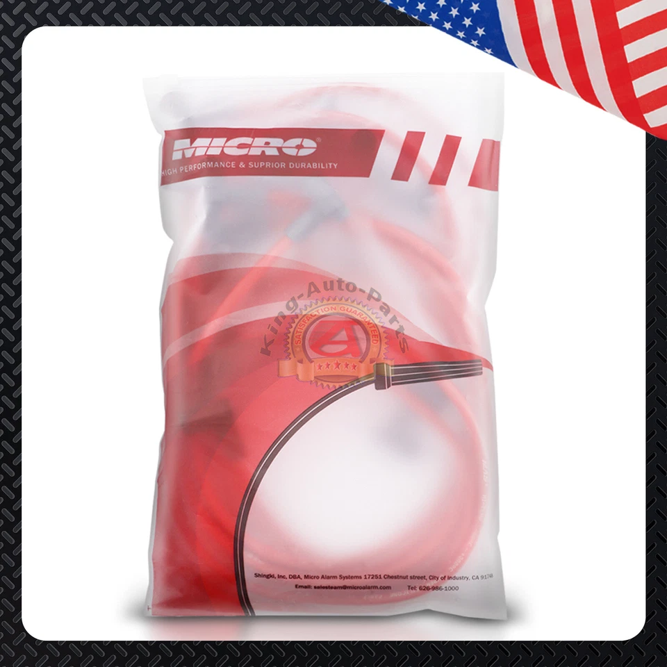 8.5MM Spark Plug Wire Set For Chevrolet Chevy GM Small Block 283 305 307 327 350 Foto 4 de 4