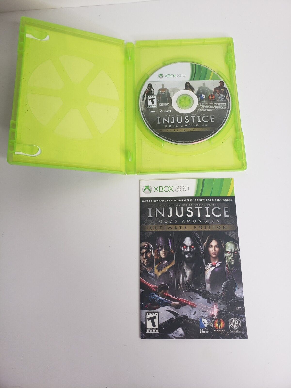 Injustice: Gods Among Us - Ultimate Edition - Xbox 360 Game - Tested And  Works 883929322916